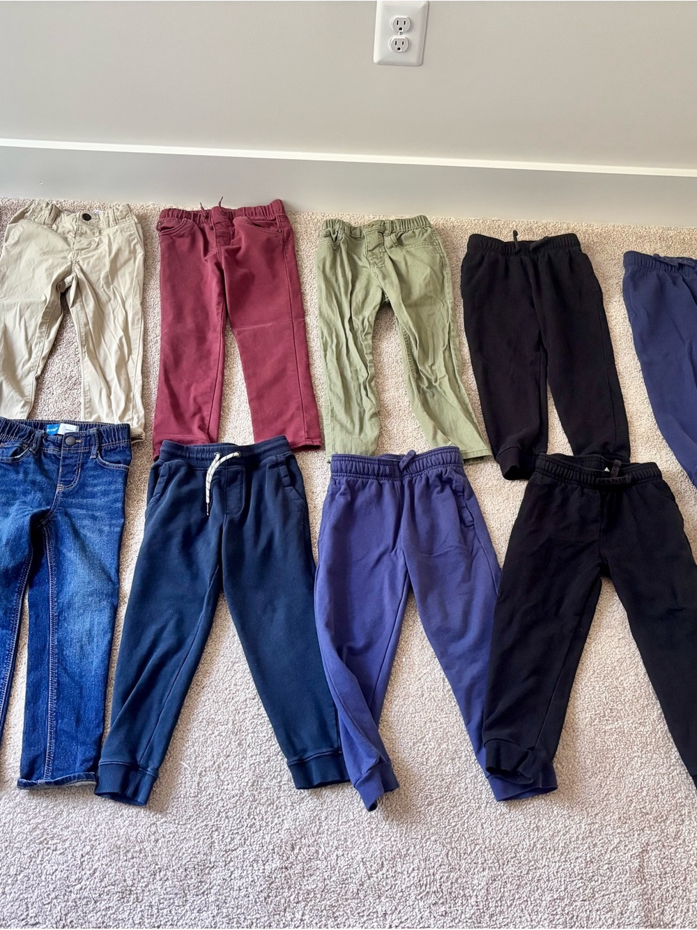 Boys Size 5T Pants Bundle | 15 Pairs | Fall & Winter | Carter’s, Vineyard Vines!